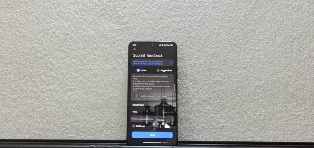 Xiaomi HyperOS bug report