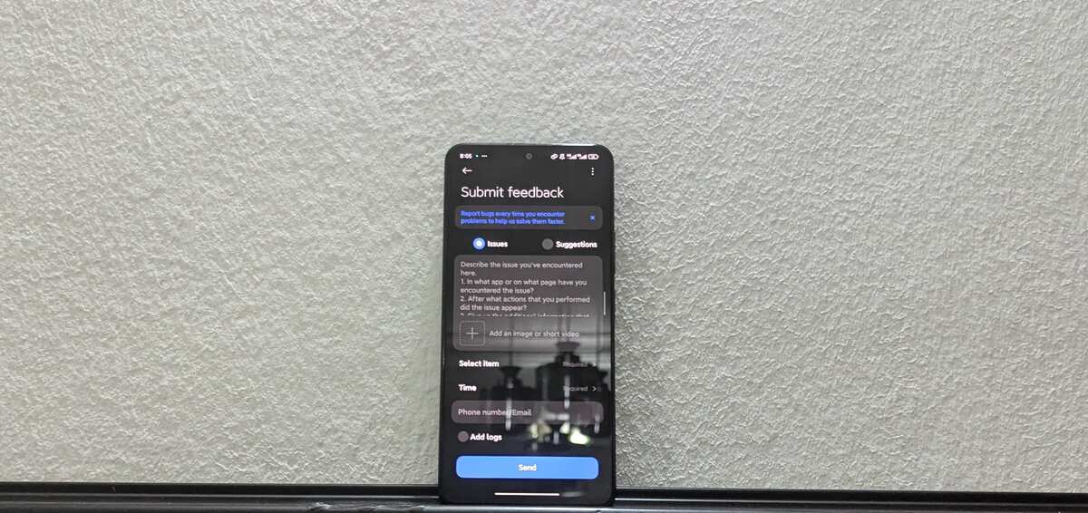 Xiaomi HyperOS bug report