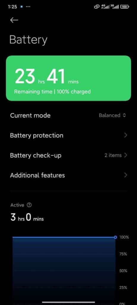 battery health on Xiaomi phones