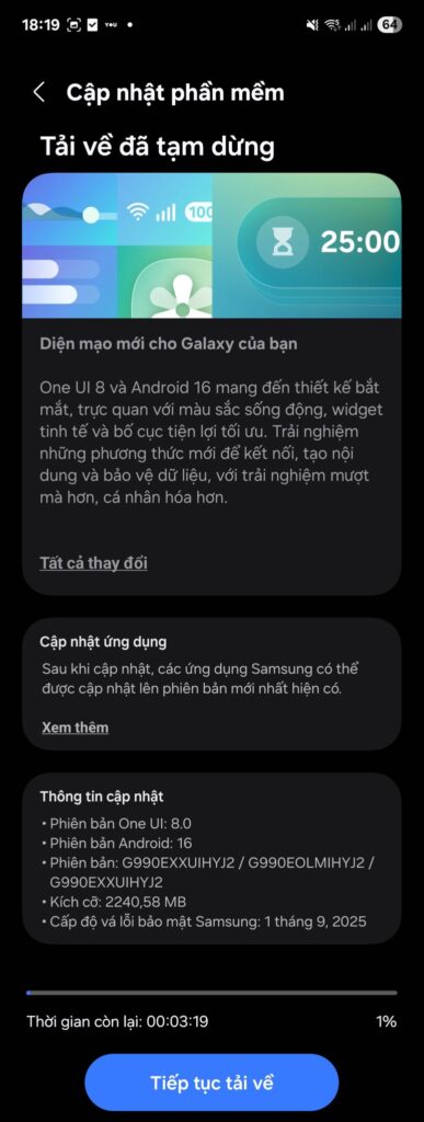 Galaxy S21 FE stable One UI 8 update
