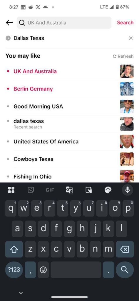 Search and add people on TikTok