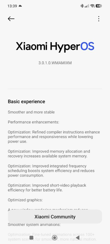 Global Xiaomi 13 Ultra HyperOS 3