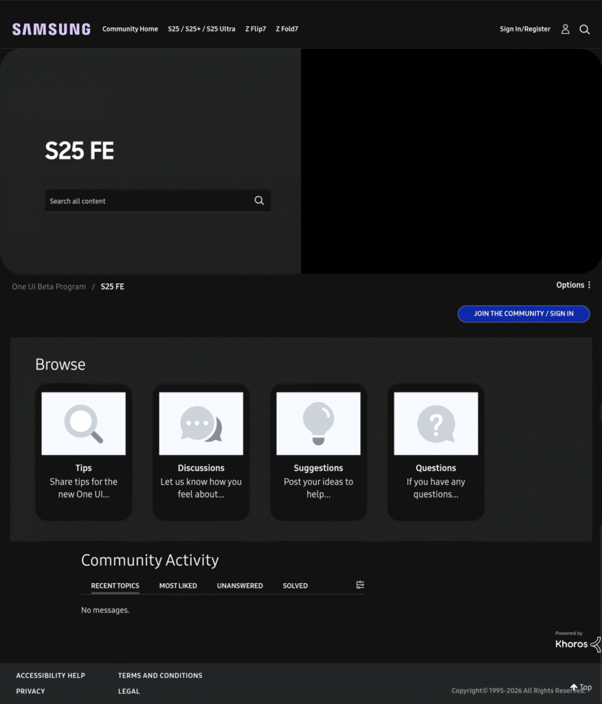 Galaxy S25 FE and Galaxy S24 FE One UI 8.5 bet program 