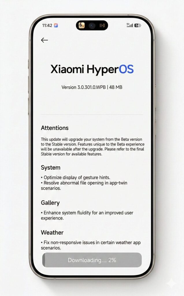 Xiaomi HyperOS 3.1