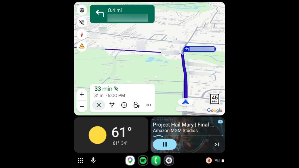 YouTube for Android Auto