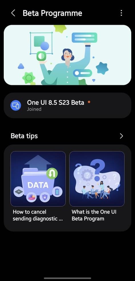 Galaxy S23 series One UI 8.5 update