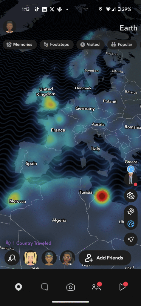 How to search and add friends on Snapchat by location,