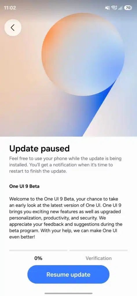 Samsung One UI 9 beta program