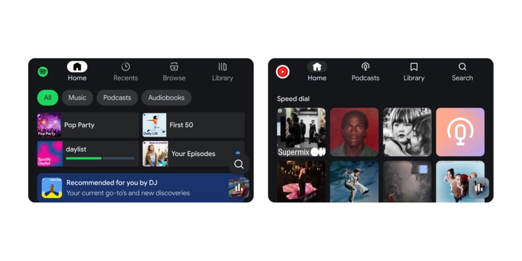 Video apps, widgets, music update, and Gemini smart